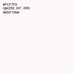 #FCF7F9 - Wisp Pink Color Image